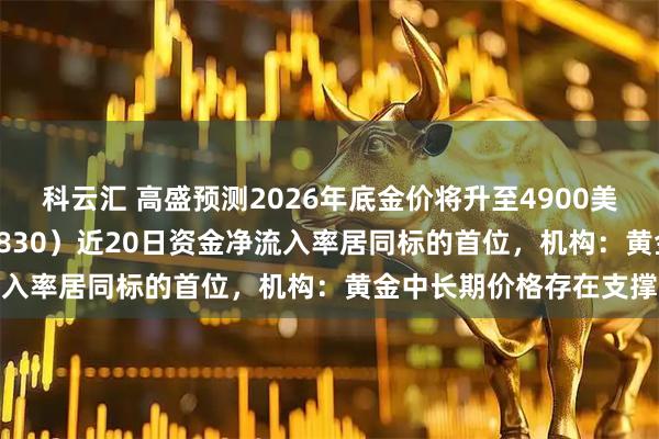 科云汇 高盛预测2026年底金价将升至4900美元,上海金ETF(159830)近20日资金净流入率居同标的首位,机构:黄金中长期价格存在支撑